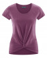 Preview: HempAge Hanf Yoga Shirt - Farbe purple aus Hanf und Bio-Baumwolle
